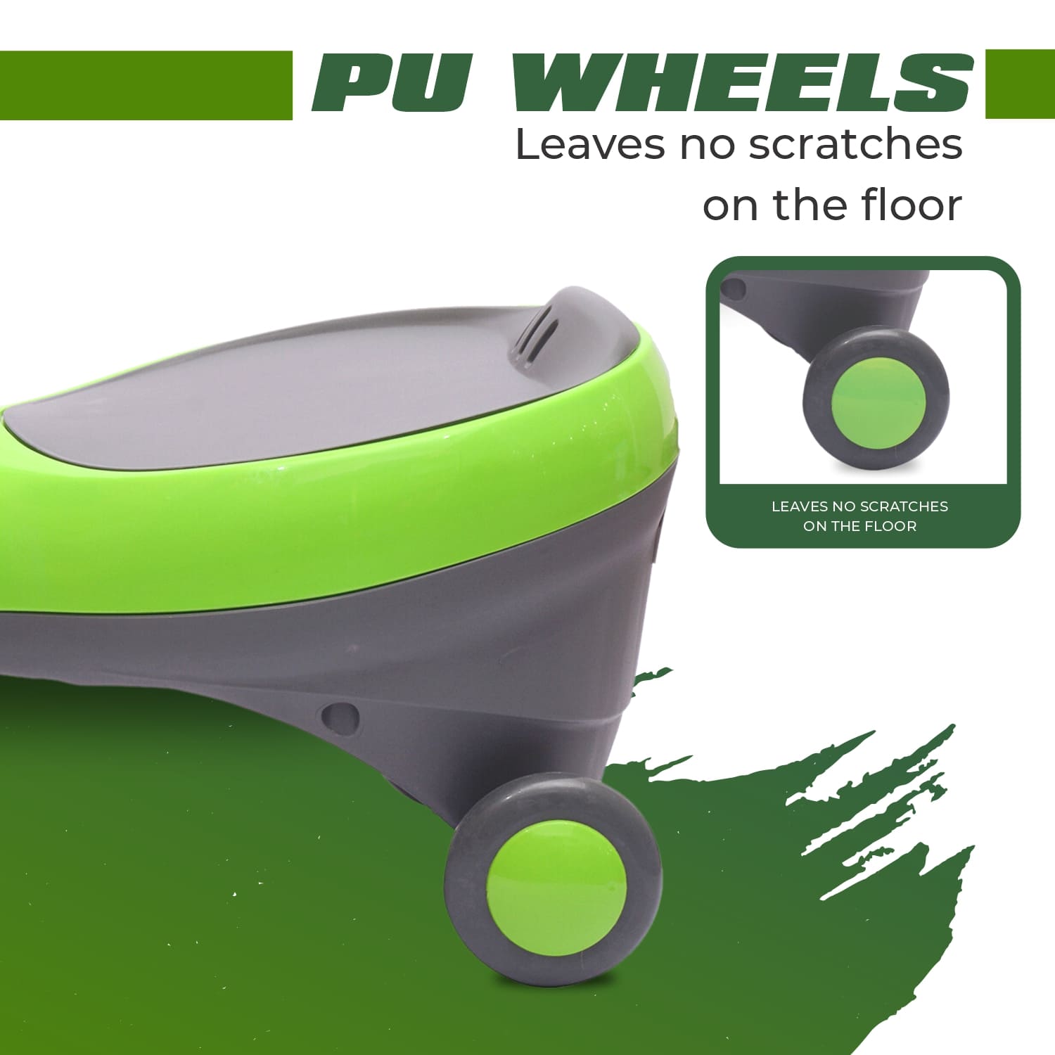 baabus green car 2