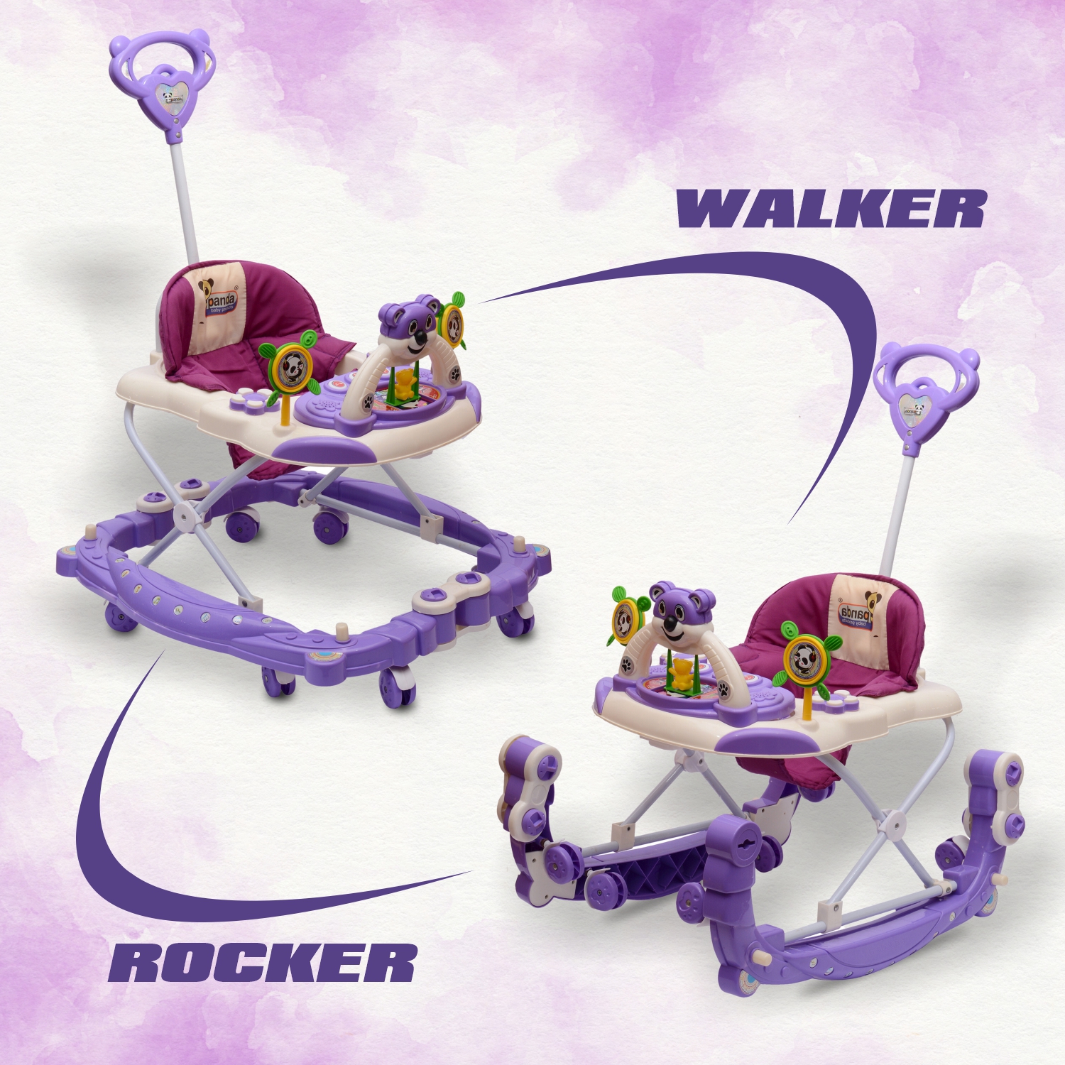 rocker walker purple 2