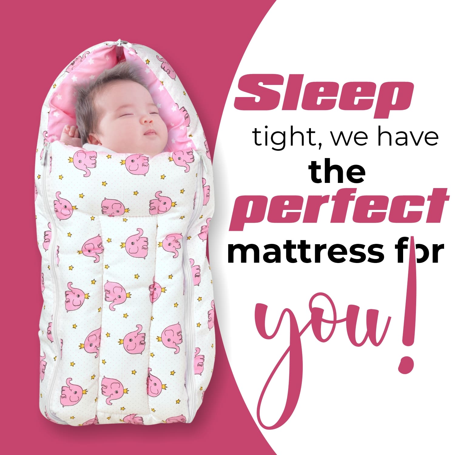 baby sleeping bag pink 5