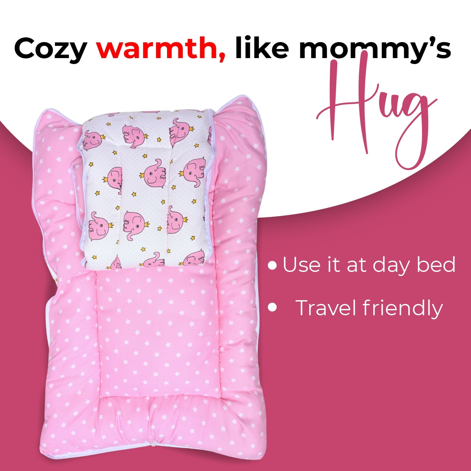 baby sleeping bag pink 7